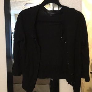 Black cardigan